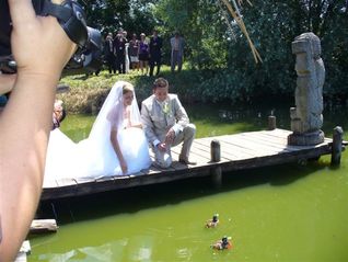 Svatba na mole u Konventního rybníka